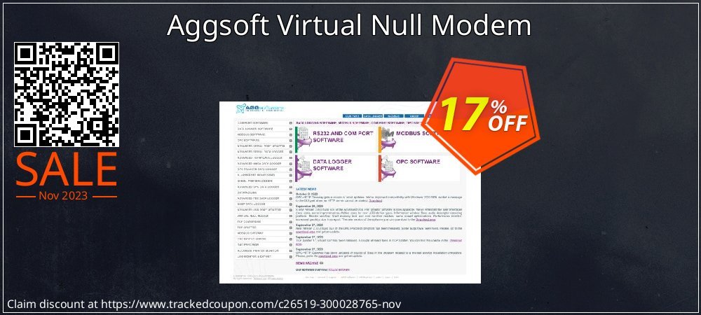 Aggsoft Virtual Null Modem coupon on National Walking Day offer