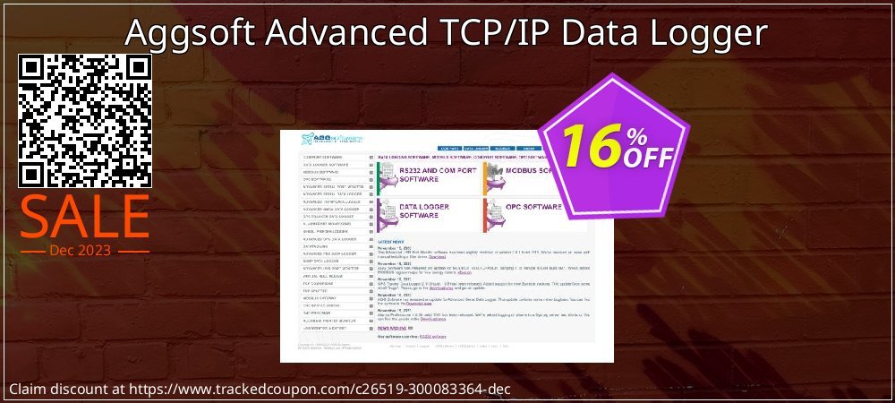 Aggsoft Advanced TCP/IP Data Logger coupon on World Password Day promotions