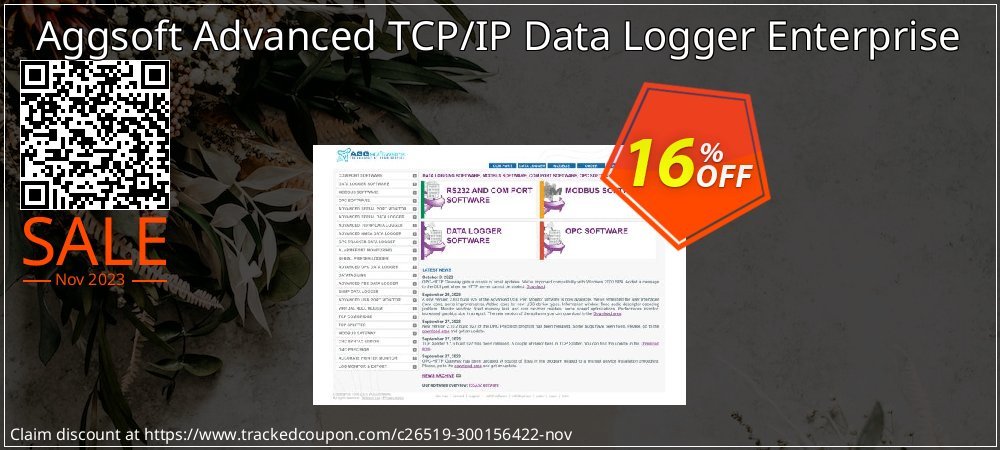 Aggsoft Advanced TCP/IP Data Logger Enterprise coupon on Working Day offering discount