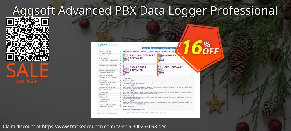 Aggsoft Advanced PBX Data Logger Professional coupon on Virtual Vacation Day sales