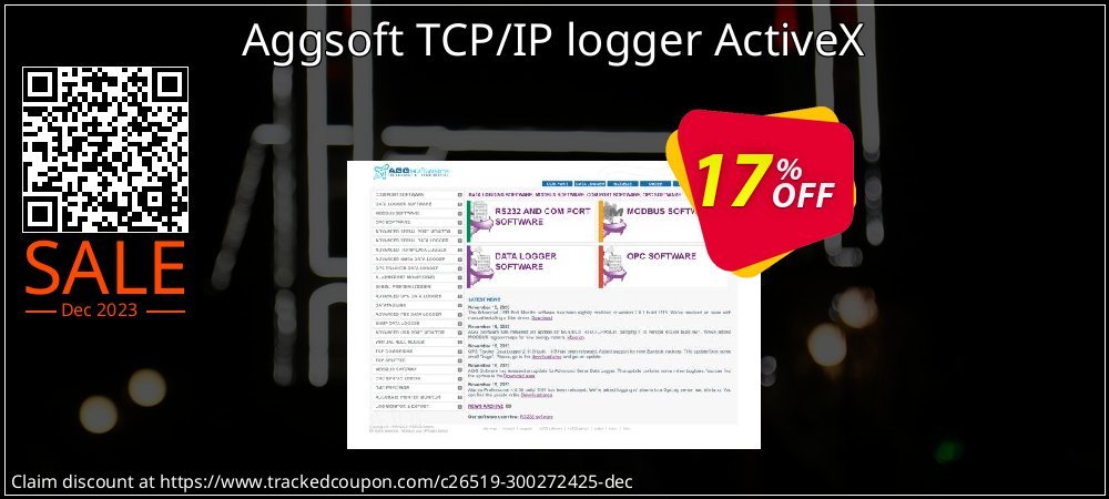 Aggsoft TCP/IP logger ActiveX coupon on World Backup Day offering discount
