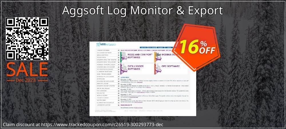 Aggsoft Log Monitor & Export coupon on Easter Day offering sales