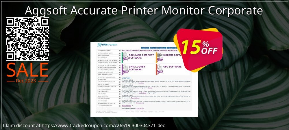Aggsoft Accurate Printer Monitor Corporate coupon on World Party Day deals