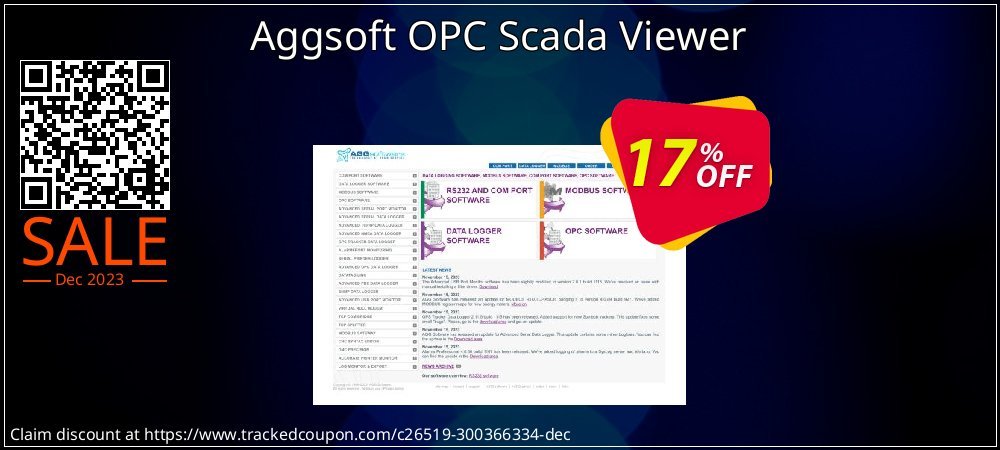 Get 16% OFF Aggsoft OPC Scada Viewer offering sales