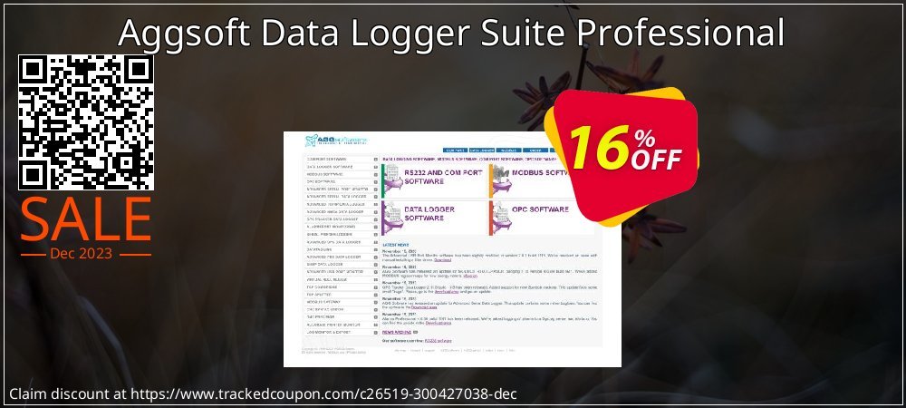 Aggsoft Data Logger Suite Professional coupon on Virtual Vacation Day super sale