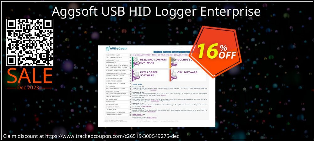 Aggsoft USB HID Logger Enterprise coupon on Mother's Day discounts