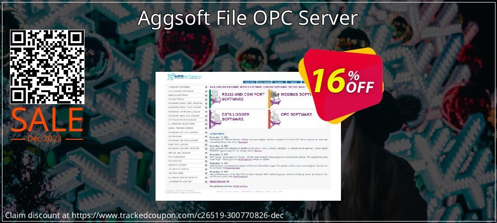 Aggsoft File OPC Server coupon on World Party Day offering discount