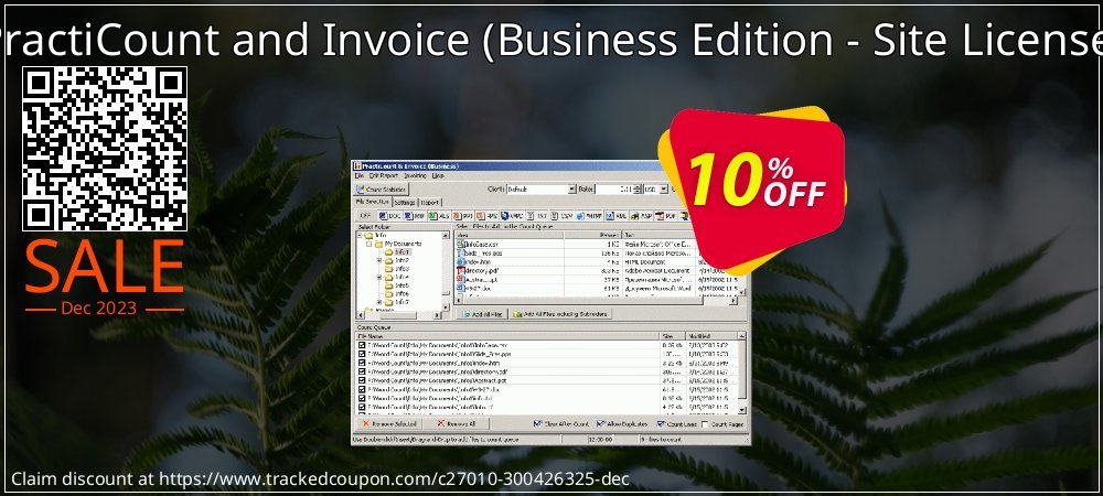 PractiCount and Invoice - Business Edition - Site License  coupon on World Backup Day sales