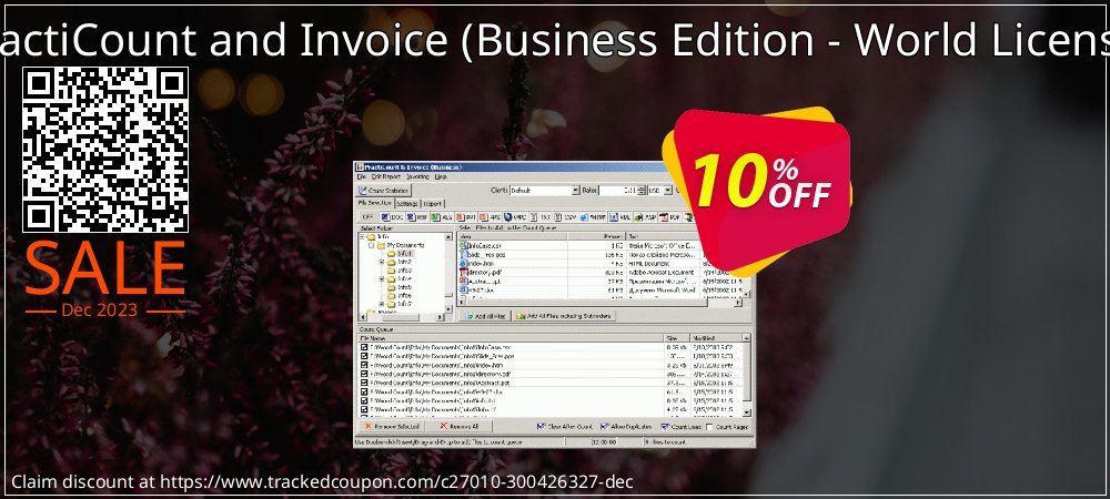 PractiCount and Invoice - Business Edition - World License  coupon on Working Day offering discount