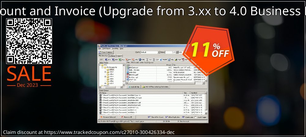 PractiCount and Invoice - Upgrade from 3.xx to 4.0 Business Edition  coupon on April Fools' Day sales