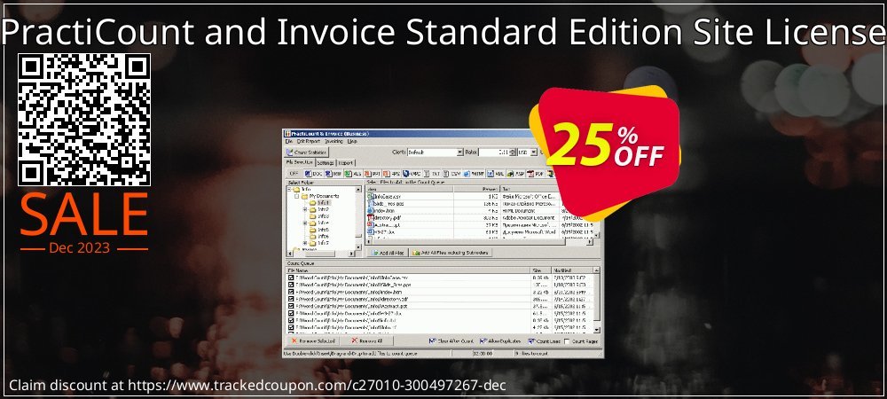 PractiCount and Invoice Standard Edition Site License coupon on April Fools' Day offering sales