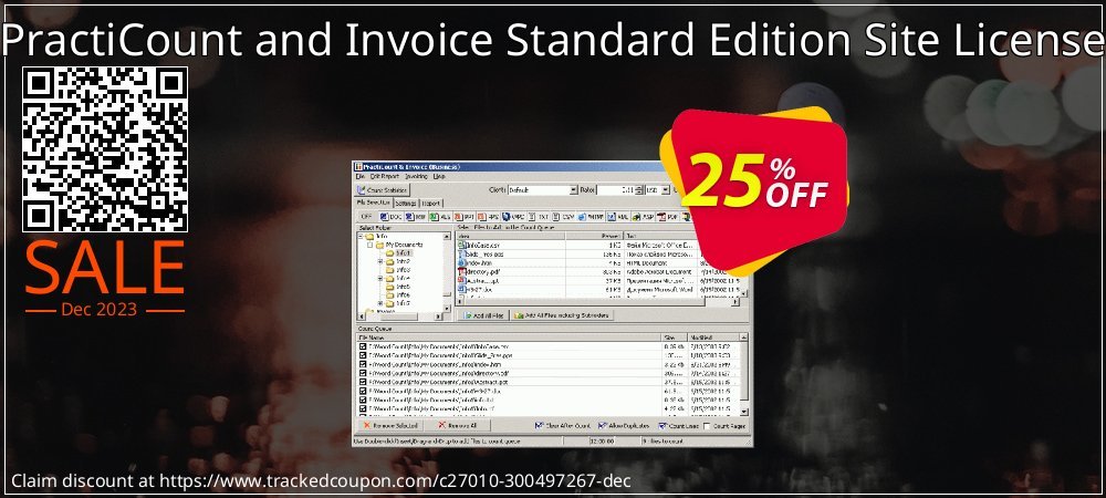 PractiCount and Invoice Standard Edition Site License coupon on Working Day super sale