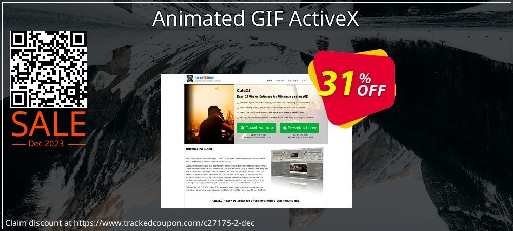 Animated GIF ActiveX coupon on Working Day sales