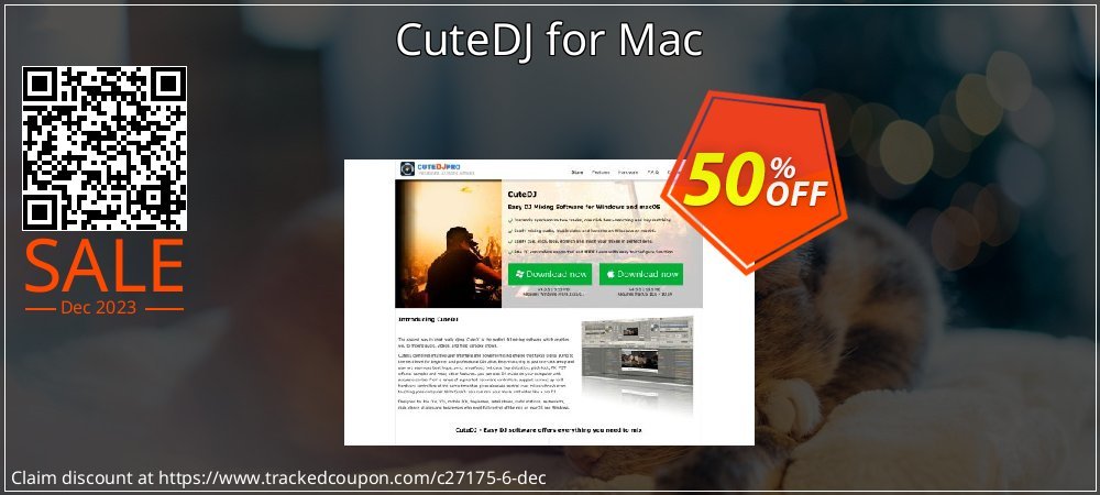 CuteDJ for Mac coupon on World Party Day discount