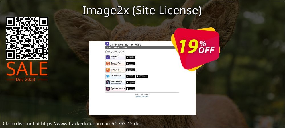 Image2x - Site License  coupon on National Walking Day discounts