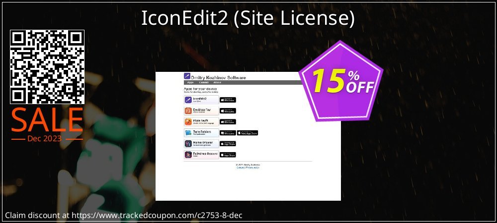 IconEdit2 - Site License  coupon on Virtual Vacation Day promotions