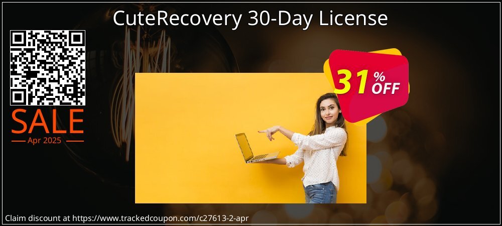 CuteRecovery 30-Day License coupon on Working Day super sale
