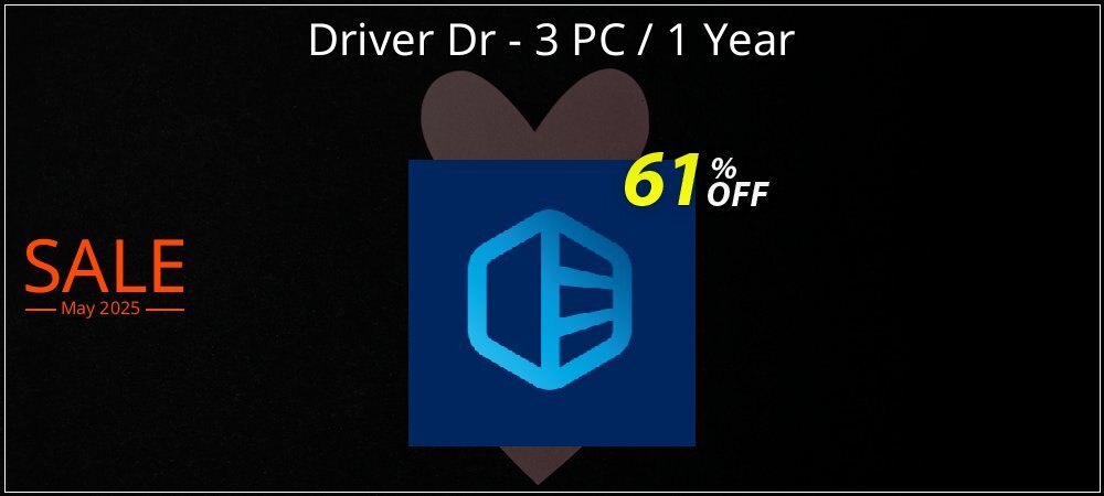 Driver Dr - 3 PC / 1 Year coupon on April Fools' Day offering sales