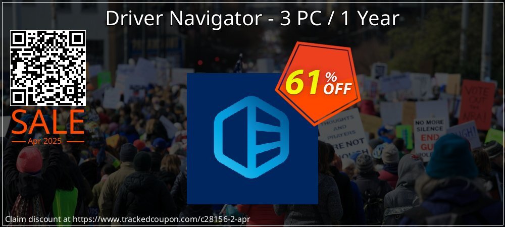 Driver Navigator - 3 PC / 1 Year coupon on April Fools' Day promotions