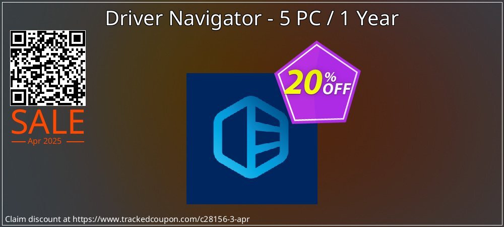 Driver Navigator - 5 PC / 1 Year coupon on Easter Day sales