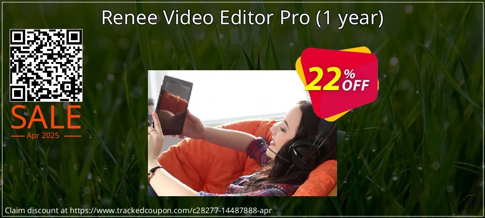 Renee Video Editor Pro - 1 year  coupon on Virtual Vacation Day discount