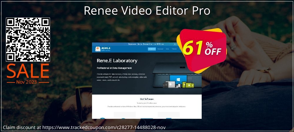 Renee Video Editor Pro coupon on Virtual Vacation Day promotions