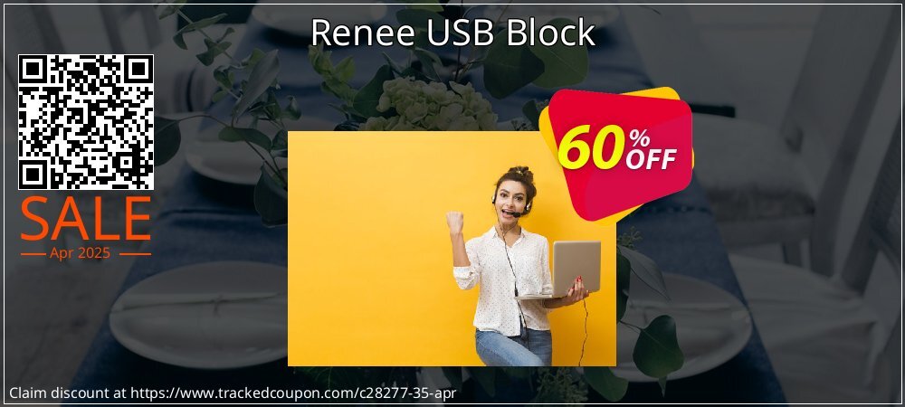 Renee USB Block coupon on National Walking Day sales