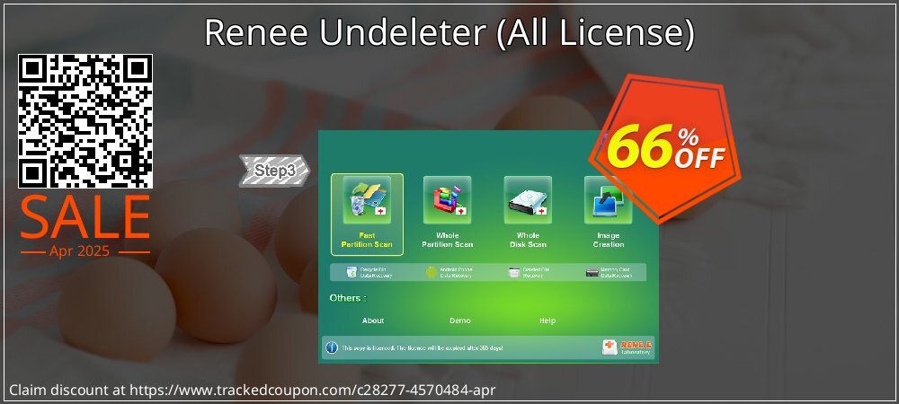 Renee Undeleter - All License  coupon on Tell a Lie Day super sale