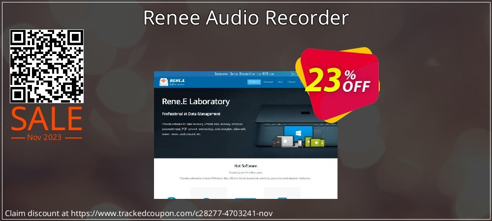 Renee Audio Recorder coupon on World Party Day offering discount