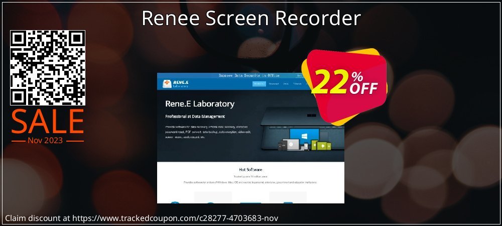 Renee Screen Recorder coupon on Virtual Vacation Day offering discount