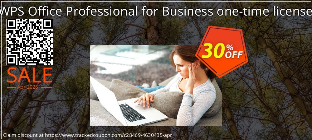 WPS Office Professional for Business one-time license coupon on World Backup Day deals