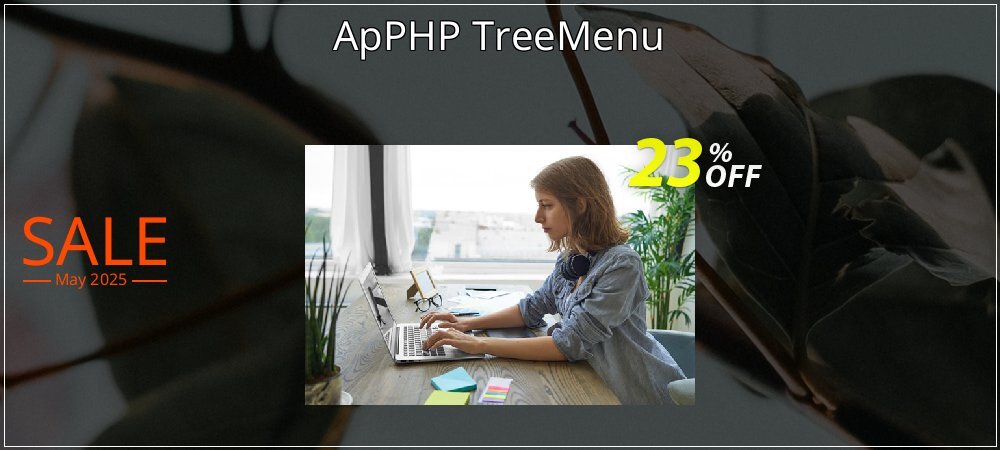 ApPHP TreeMenu coupon on World Party Day discounts