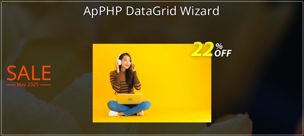 ApPHP DataGrid Wizard coupon on World Party Day discount