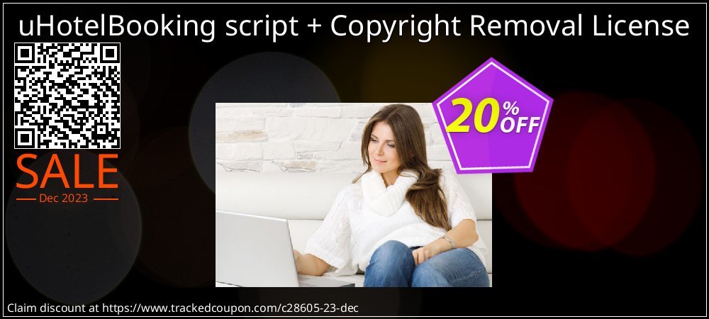 Get 20% OFF uHotelBooking script + Copyright Removal License offering sales