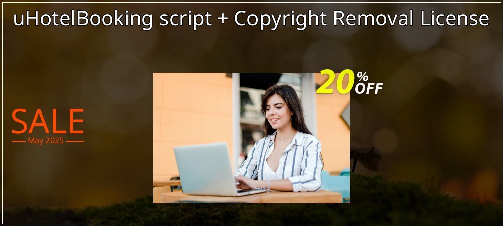 uHotelBooking script + Copyright Removal License coupon on Easter Day deals