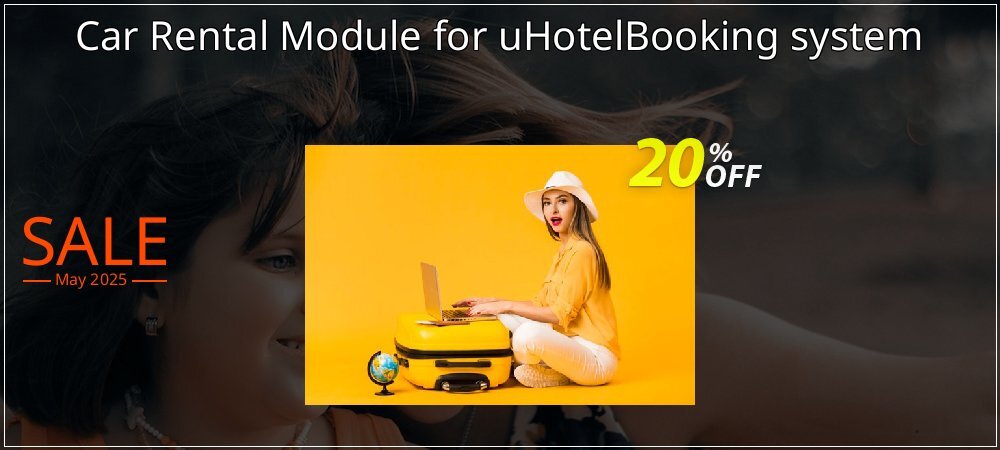 Car Rental Module for uHotelBooking system coupon on World Party Day offering discount