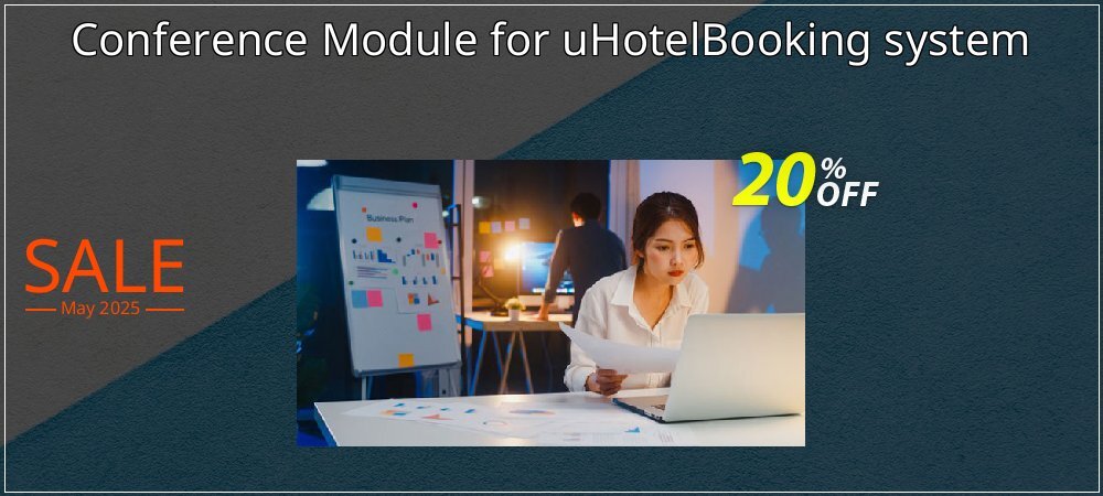 Conference Module for uHotelBooking system coupon on National Smile Day promotions