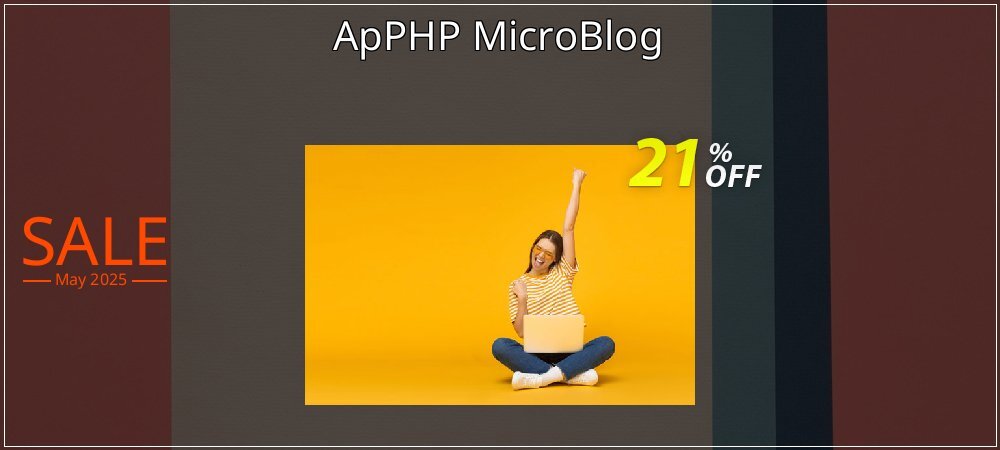 ApPHP MicroBlog coupon on World Backup Day sales