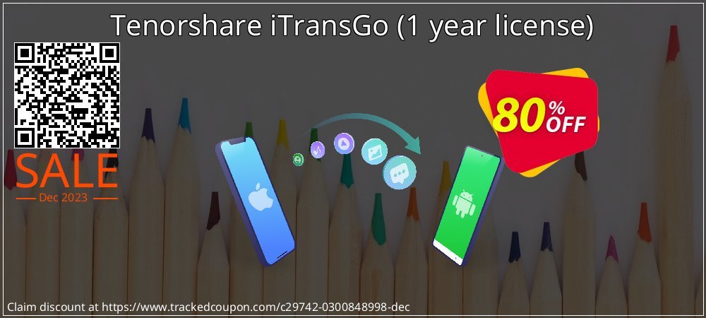 Tenorshare iTransGo - 1 year license  coupon on Islamic New Year discounts