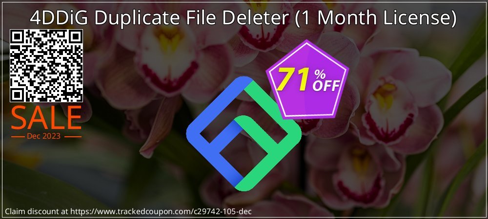 4DDiG Duplicate File Deleter - 1 Month License  coupon on World Oceans Day discounts