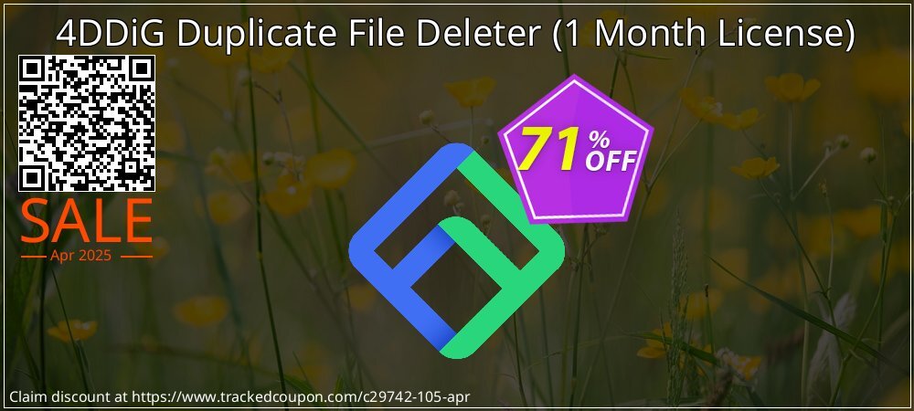 4DDiG Duplicate File Deleter - 1 Month License  coupon on National Walking Day offering sales