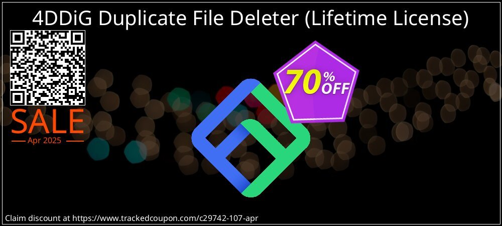 4DDiG Duplicate File Deleter - Lifetime License  coupon on April Fools' Day discounts