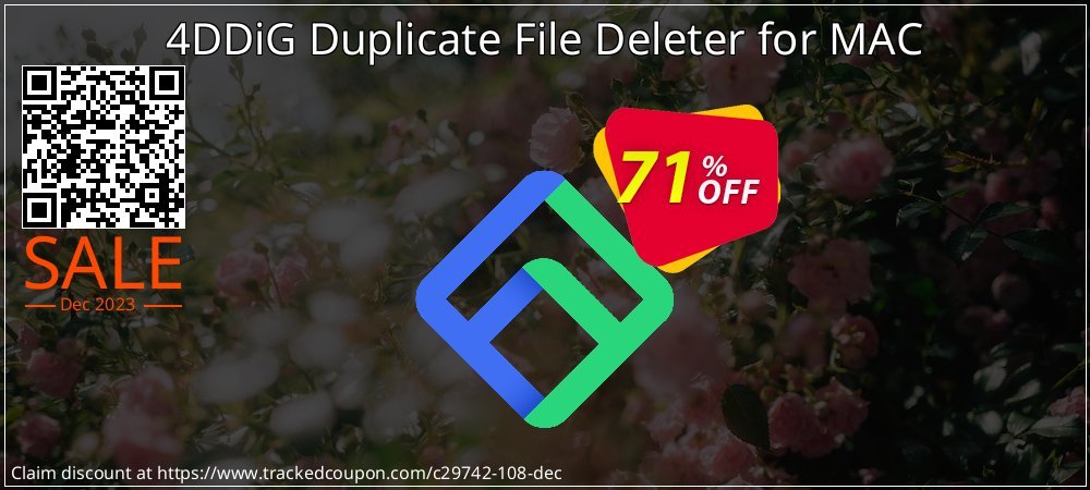 4DDiG Duplicate File Deleter for MAC coupon on Valentine super sale