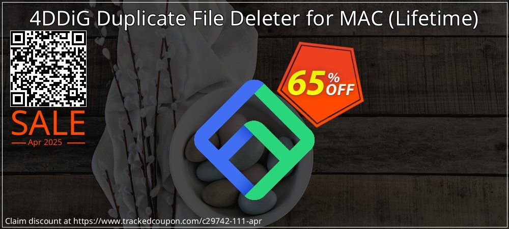 4DDiG Duplicate File Deleter for MAC - Lifetime  coupon on Palm Sunday deals