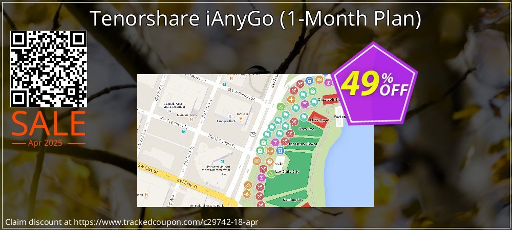 Tenorshare iAnyGo - 1-Month Plan  coupon on Constitution Memorial Day sales