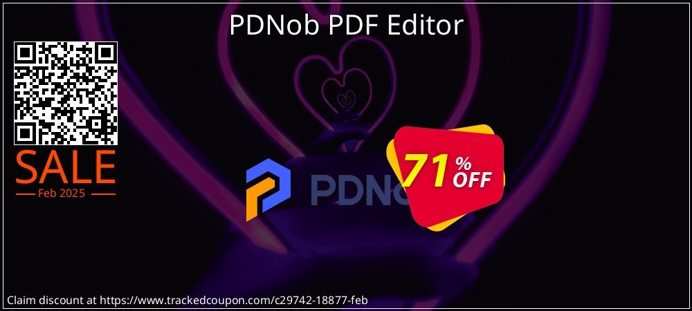 PDNob PDF Editor coupon on Working Day offering discount