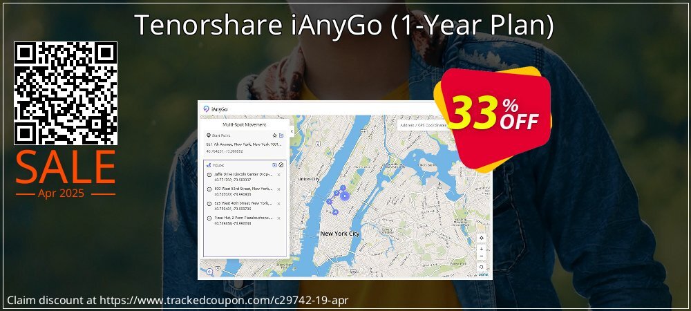 Tenorshare iAnyGo - 1-Year Plan  coupon on World Password Day deals