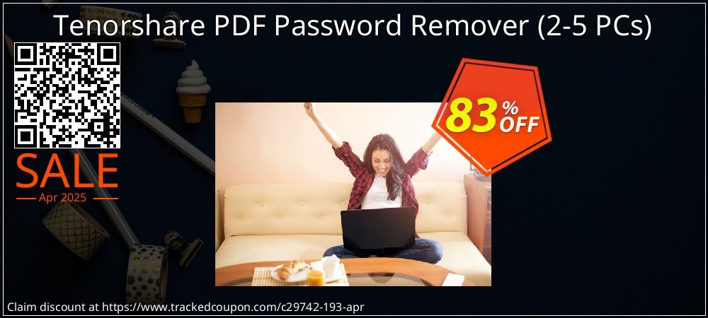 Tenorshare PDF Password Remover - 2-5 PCs  coupon on Virtual Vacation Day offer