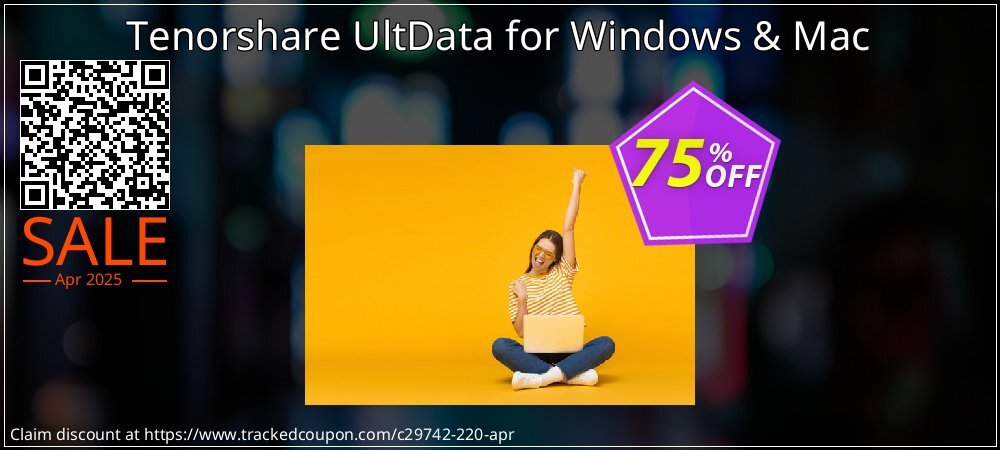 Tenorshare UltData for Windows & Mac coupon on World Backup Day offer