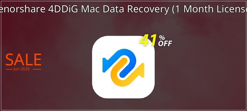 Tenorshare 4DDiG Mac Data Recovery - 1 Month License  coupon on April Fools Day offering discount